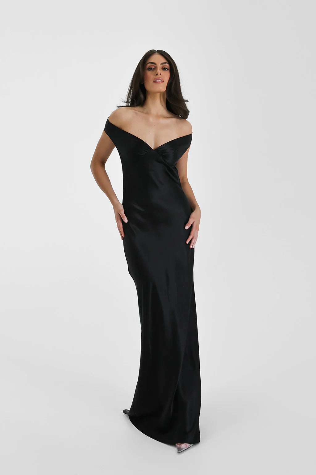 Hire NATALIE ROLT Bridget Gown in Black – SUSTAINABLY. The Dress Hire