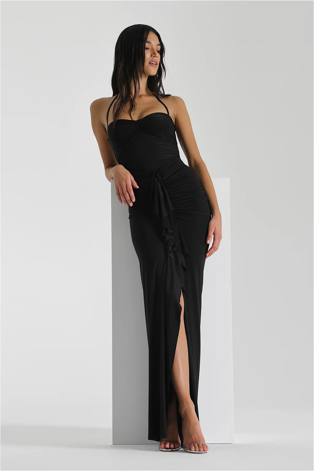 natalie rolt black dress Hire Shontae Gown in – SUSTAINABLY. The Hire asymmetric design line Care Prom Dress Macy's Black Size:8 US | 41 EU evening long dress