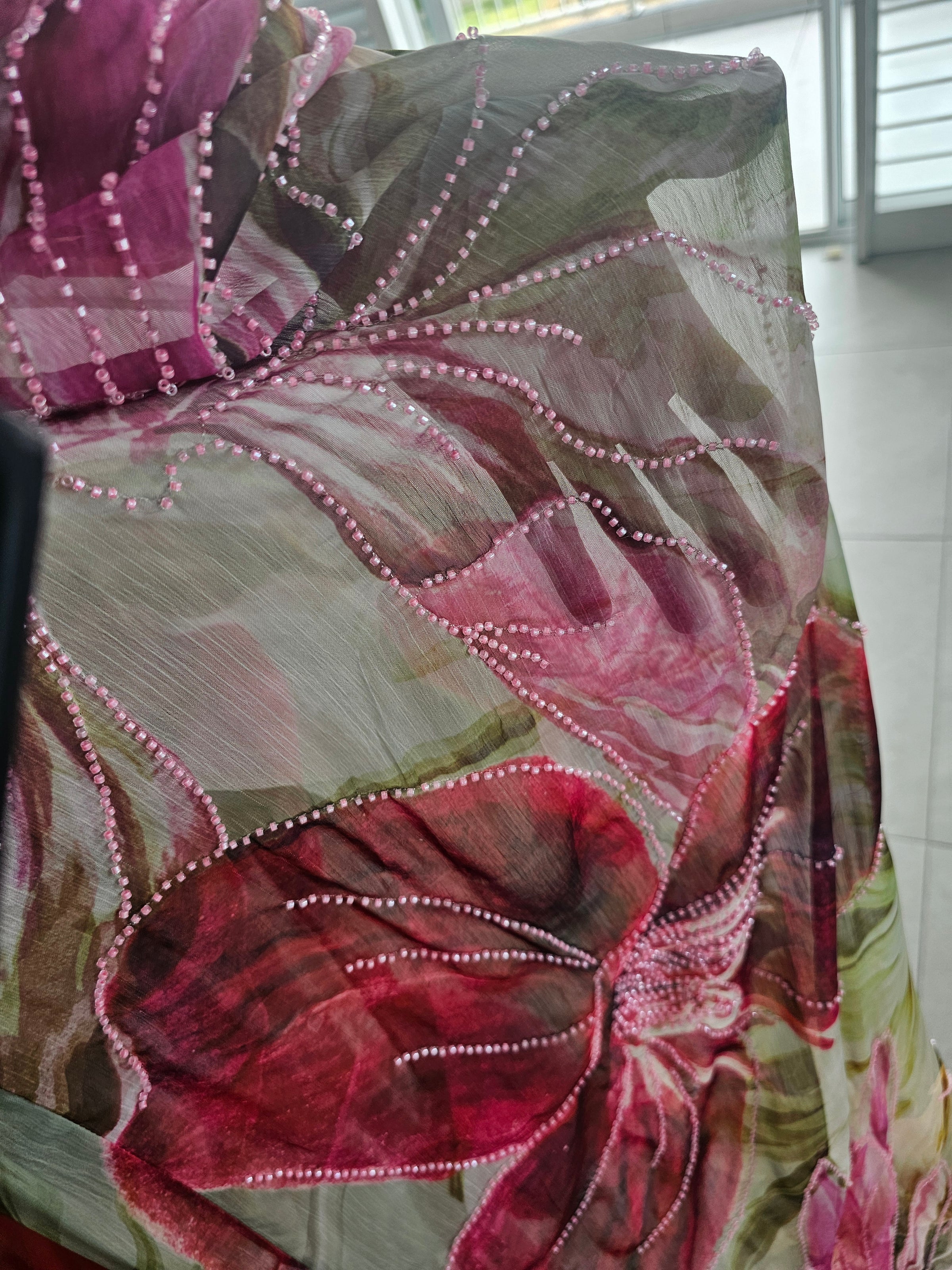Hire JADED LONDON Dahlia Hand-Beaded Backless Chiffon Maxi Dress SUSTAINABLY. The Dress Hire Hire JADED LONDON Dahlia Hand-Beaded Backless Chiffon Maxi Dress SUSTAINABLY. The Dress Hire