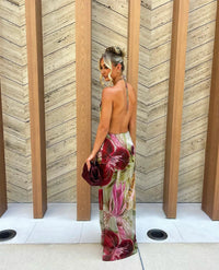 Hire JADED LONDON Dahlia Hand-Beaded Backless Chiffon Maxi Dress – SUSTAINABLY. The Dress Hire