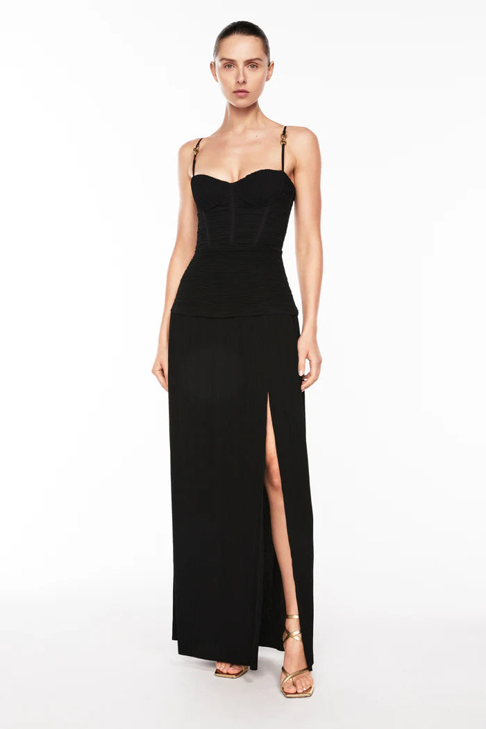 manning cartell double time pleat dress rent Manning Cartell DOUBLE TIME PLEAT DRESS by Manning Cartell