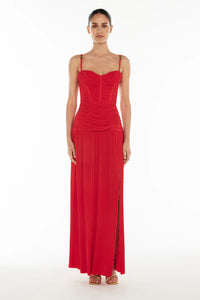 Hire MANNING CARTELL Double Time Pleat Dress In Red