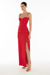 Hire MANNING CARTELL Double Time Pleat Dress In Red