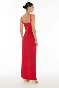 Hire MANNING CARTELL Double Time Pleat Dress In Red