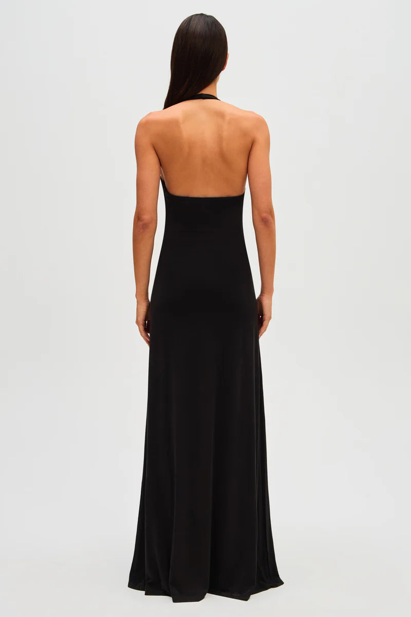 Hire MISHA Jennifer Cupro Maxi Dress in Black – SUSTAINABLY. The Dress Hire