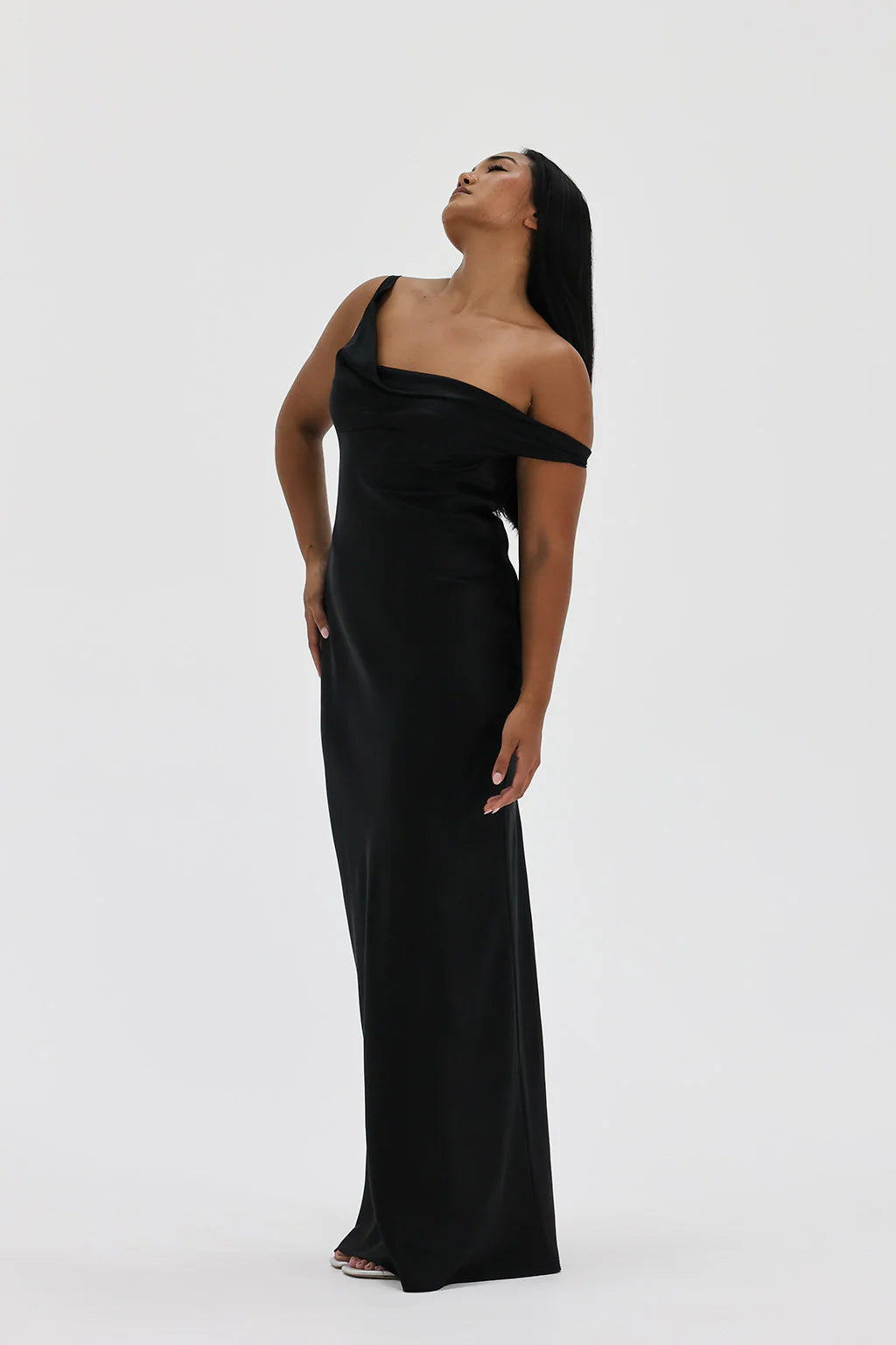 Hire NATALIE ROLT Monika Gown in Black – SUSTAINABLY. The Dress Hire
