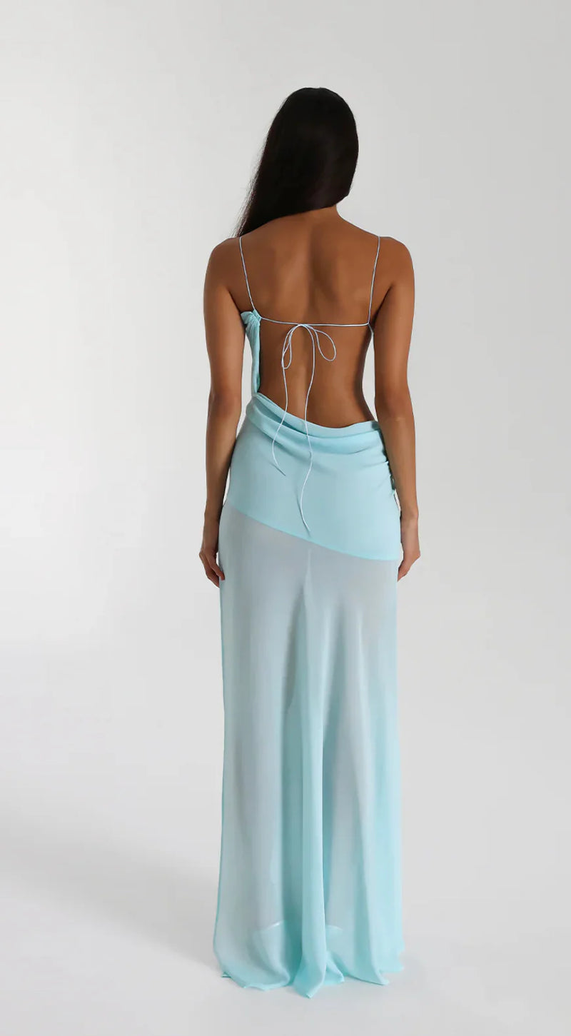natalie rolt blue dress Hire Dahlia Gown in Baby – SUSTAINABLY. The Dress Hire Elegant One-Shoulder Black And Size:Powerful ECOMM