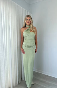 Hire TOJHA Iesha Dress in Matcha Green
