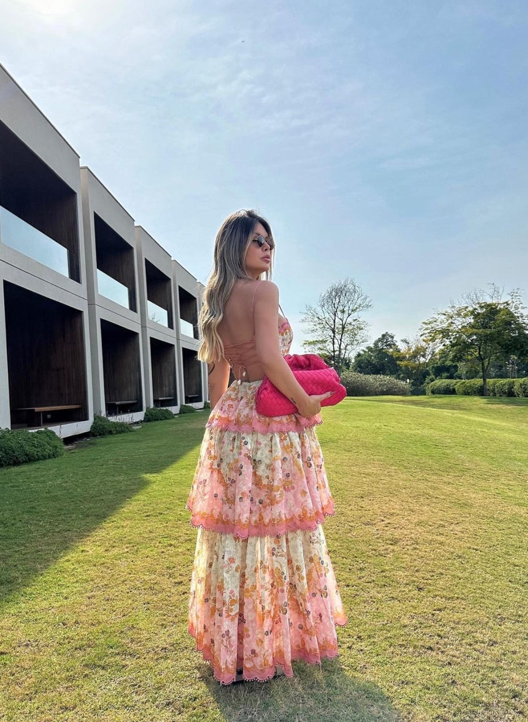 Hire ZIMMERMANN Laurel Frill Midi Dress SUSTAINABLY. The Dress Hire Hire ZIMMERMANN Laurel Frill Midi Dress SUSTAINABLY. The Dress Hire