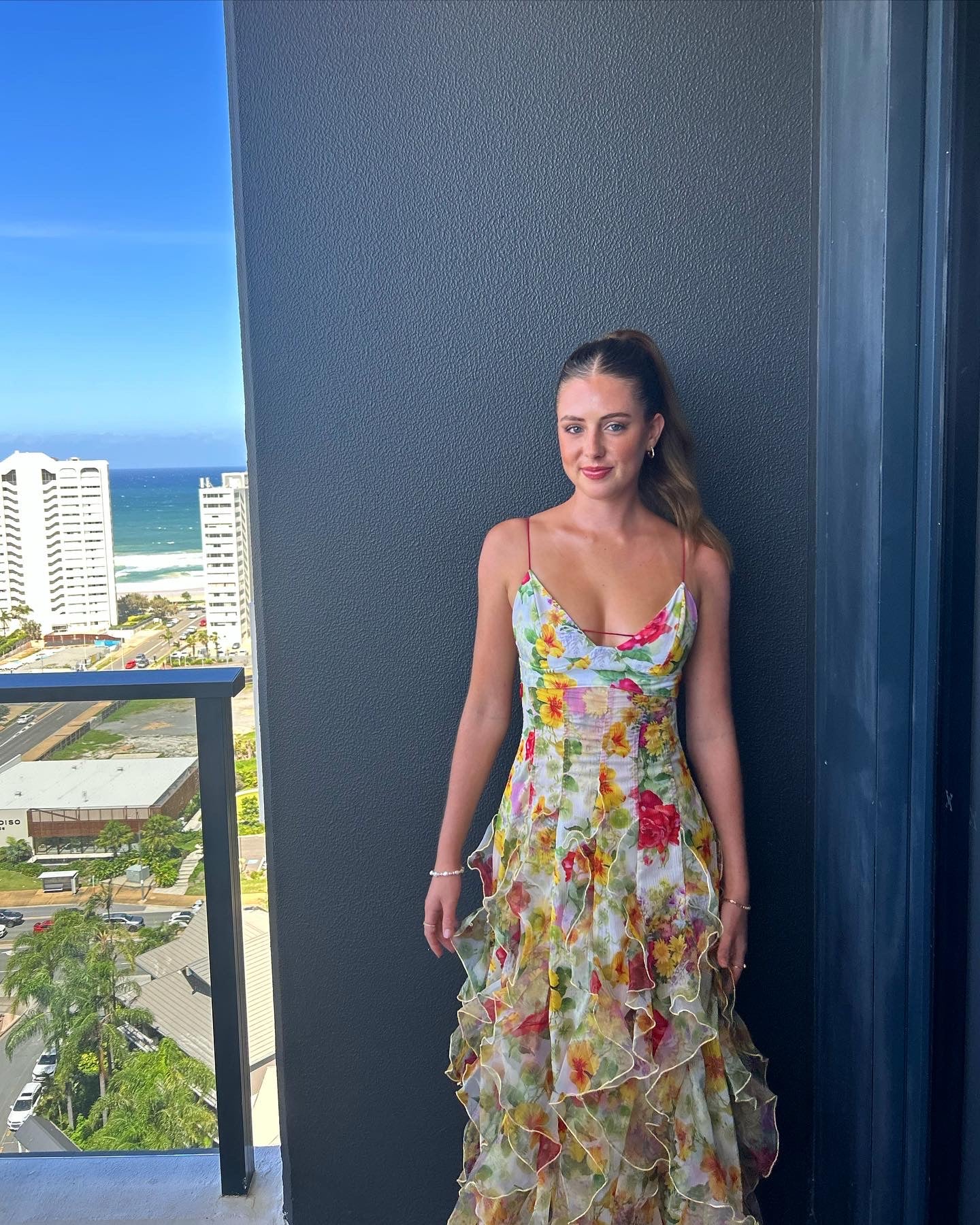 baroque flower maxi dress The Avery Dress in Ballad Blue Baroque Floral