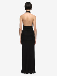 Hire BEC+BRIDGE Cassis Drape Maxi Dress in Black