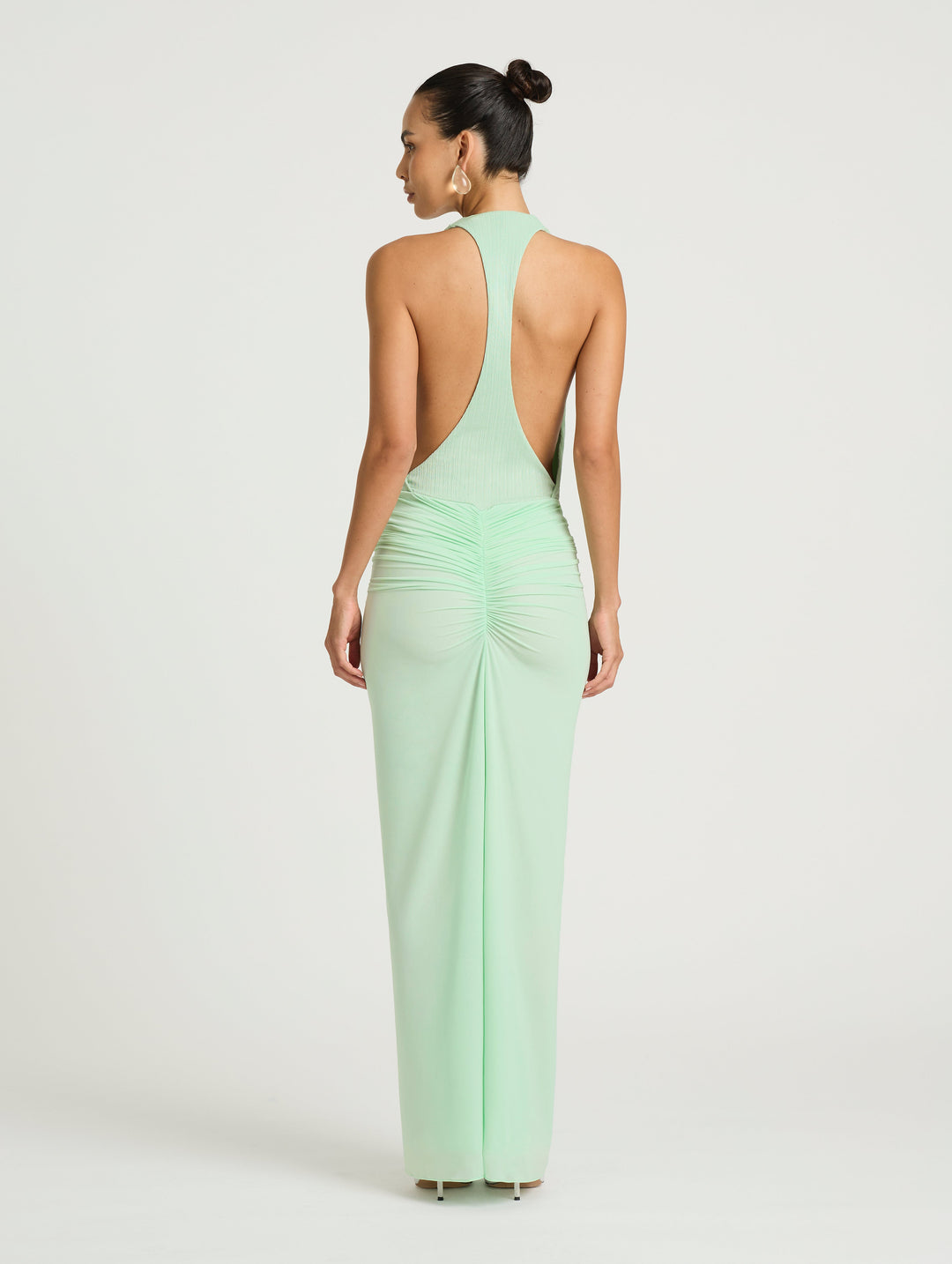 Hire BENNI Octavia Maxi Dress in Bleached Aqua