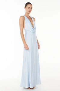 Hire MANNING CARTELL Charmed Cowl Slip Dress in Dove Blue