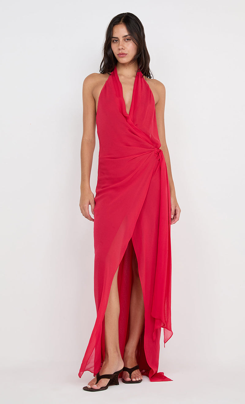 open lace back dress Bec + Bridge | Veronique Dress - Coral