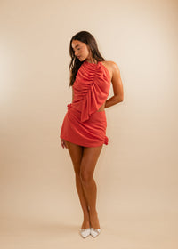 Hire KOSTER KULTURE Set Bobbies Mini Skirt and Top in Coral Pink