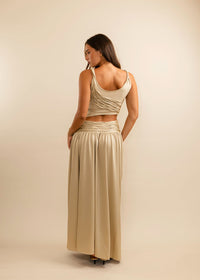 Hire KOSTER KULTURE Set Calypso Maxi Skirt and Top in Gold