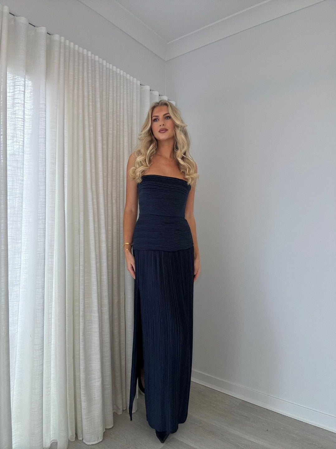 Hire MANNING CARTELL Royal Debut Dress in Navy Blue – SUSTAINABLY. The Dress Hire