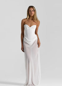 Hire NATALIE ROLT Verity Bustier in White (TOP ONLY)