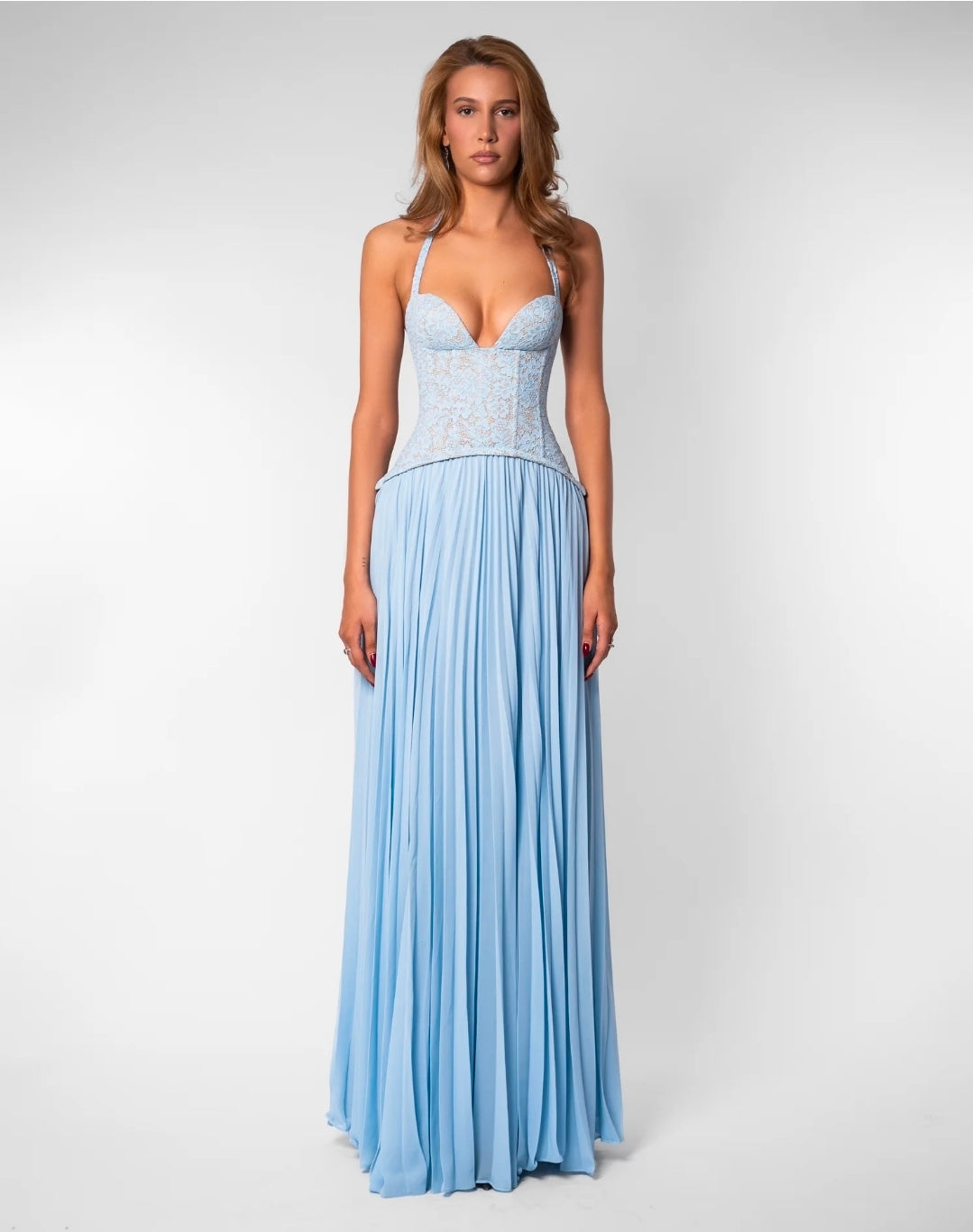 Hire FENITY Gaia Dress in Baby Blue