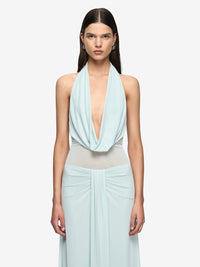 Hire BEC+BRIDGE Isora Halter Maxi Dress in Mist