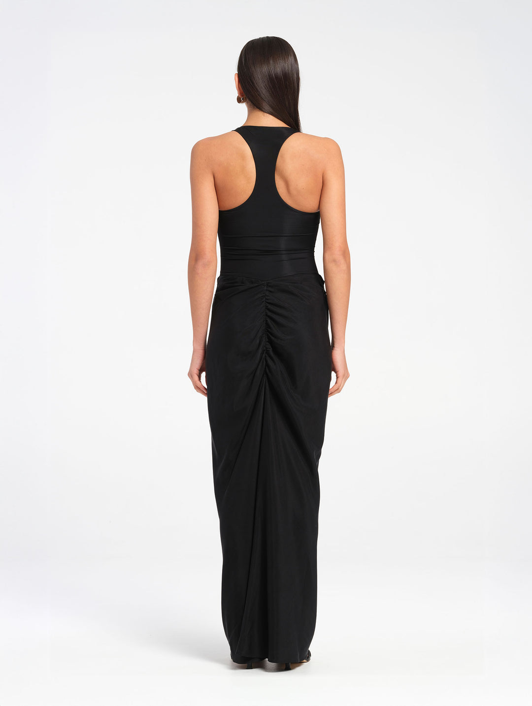 Hire BENNI Jade Maxi Dress in Black