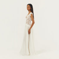 Hire ARCINA ORI Arabella Dress in Ivory White