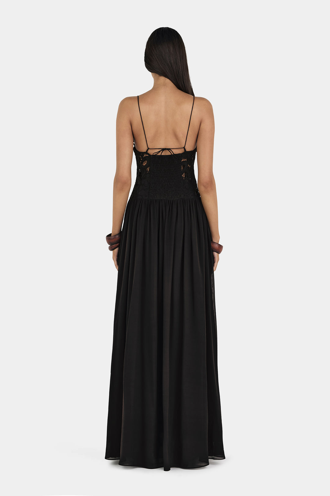 Hire HANSEN & GRETEL Stephanie Maxi Dress in Black