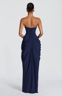 Hire BABYBOO Cyra Maxi Dress in Navy