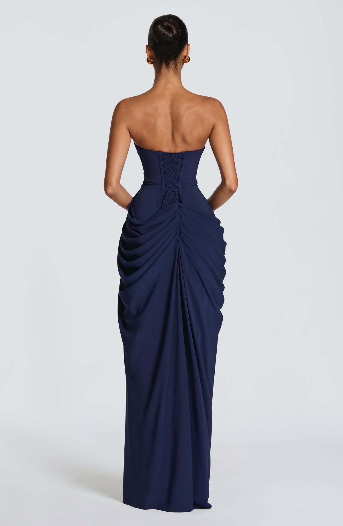 Hire BABYBOO Cyra Maxi Dress in Navy