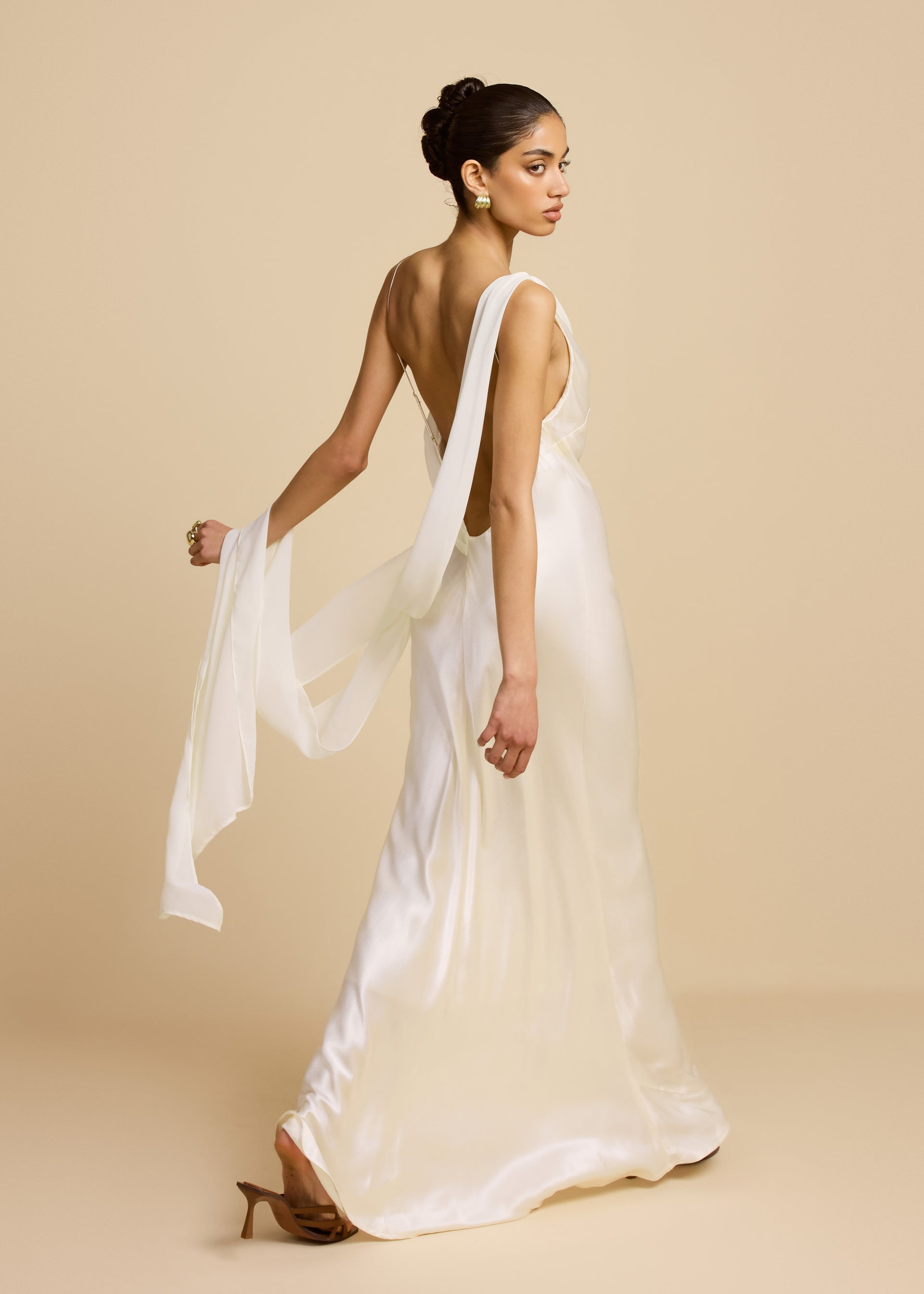 Hire ARCINA ORI Helena Dress in Ivory White