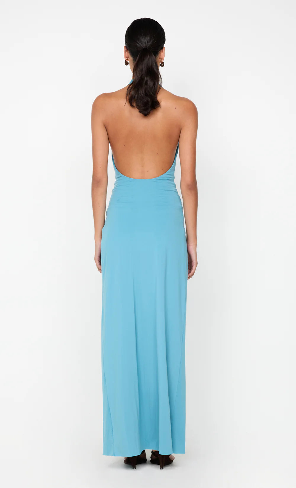 Hire BEC+BRIDGE Tillie Drape Maxi Dress in Seafoam Blue