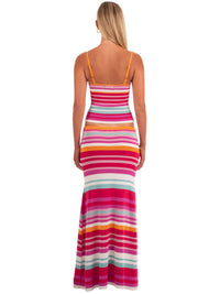 Hire I AM DELILAH. Sofia SET Maxi Skirt and Tank Top in Candy Pink Stripes