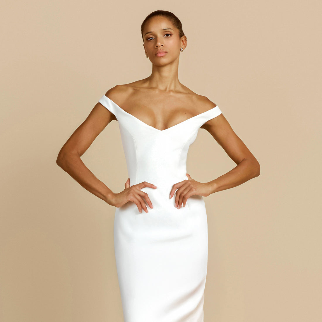 Hire ARCINA ORI Ellery Dress in Ivory White