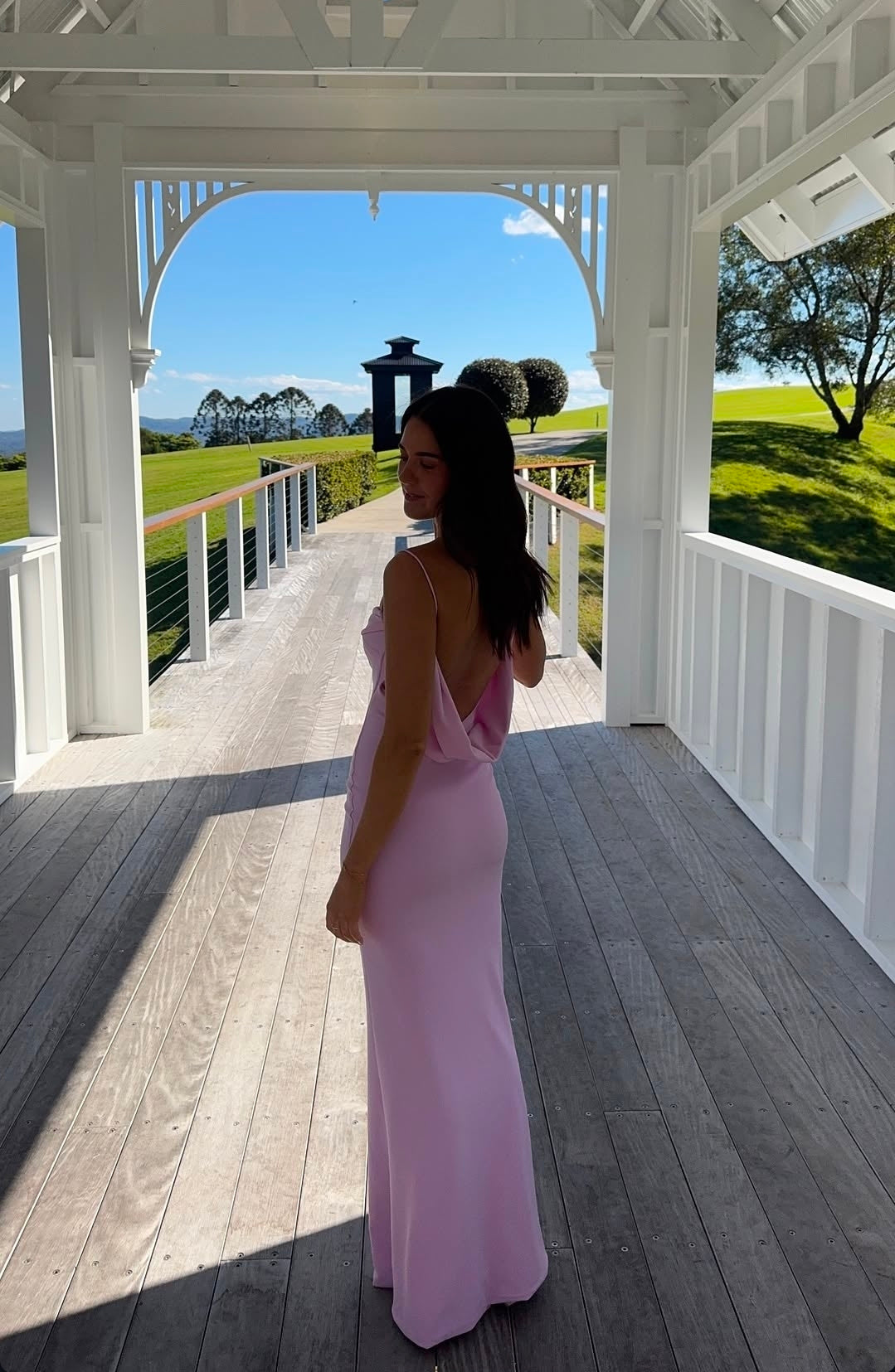 Hire EFFIE KATS Havilland Gown in Taffy Pink