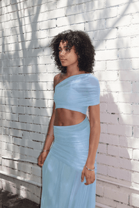Hire DŽO Tiana Dress in Baby Blue