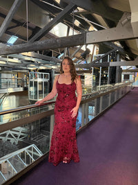 Hire HOUSE OF CB Naima
wine hand beaded embellished corset maxi dress - limited edition
