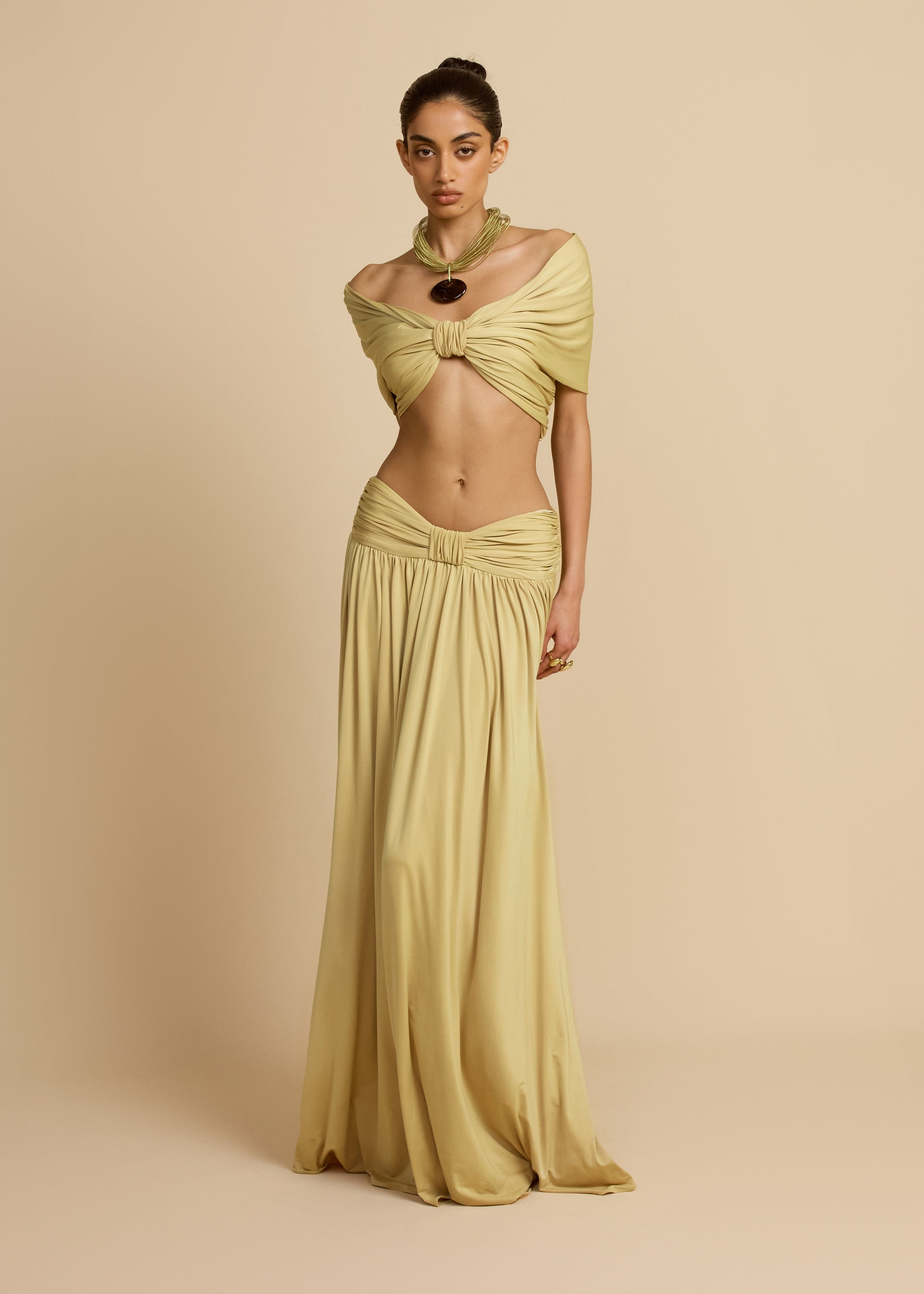 Hire ARCINA ORI Set Alessia Skirt and Top in Sand