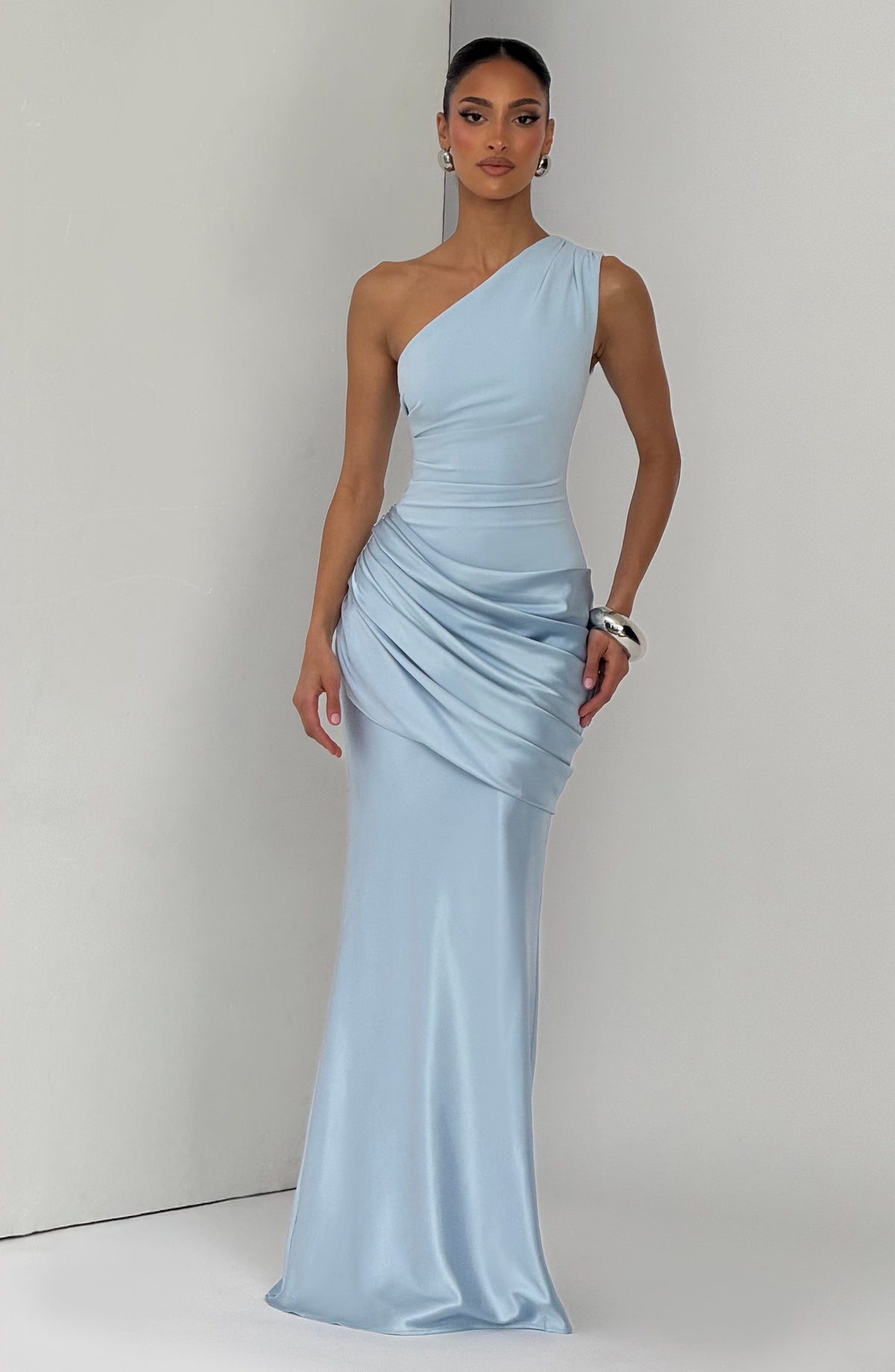 Hire BABYBOO Sadona Maxi Dress in Glacier Blue