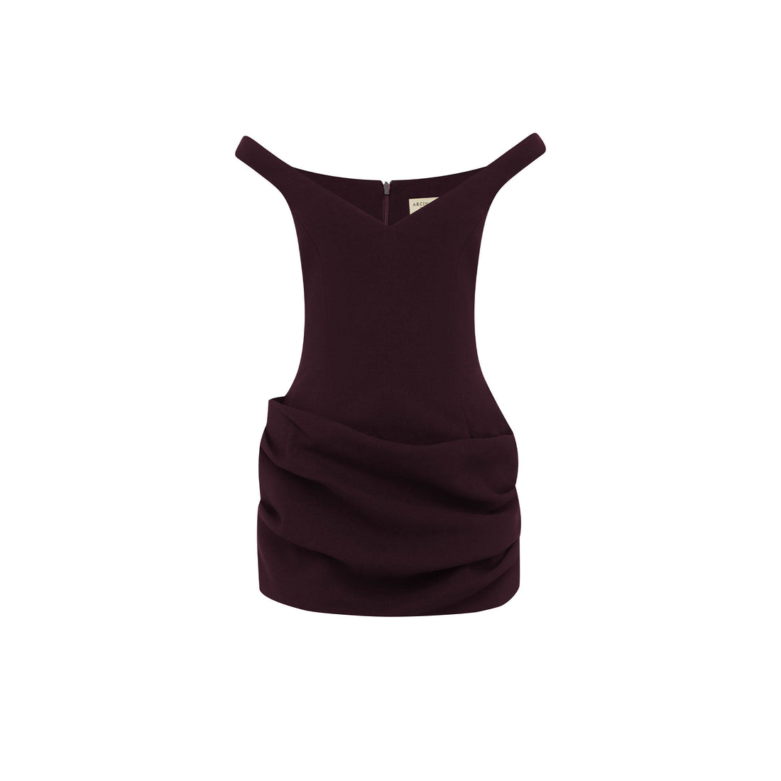 Hire ARCINA ORI Avery Mini Dress in Plum