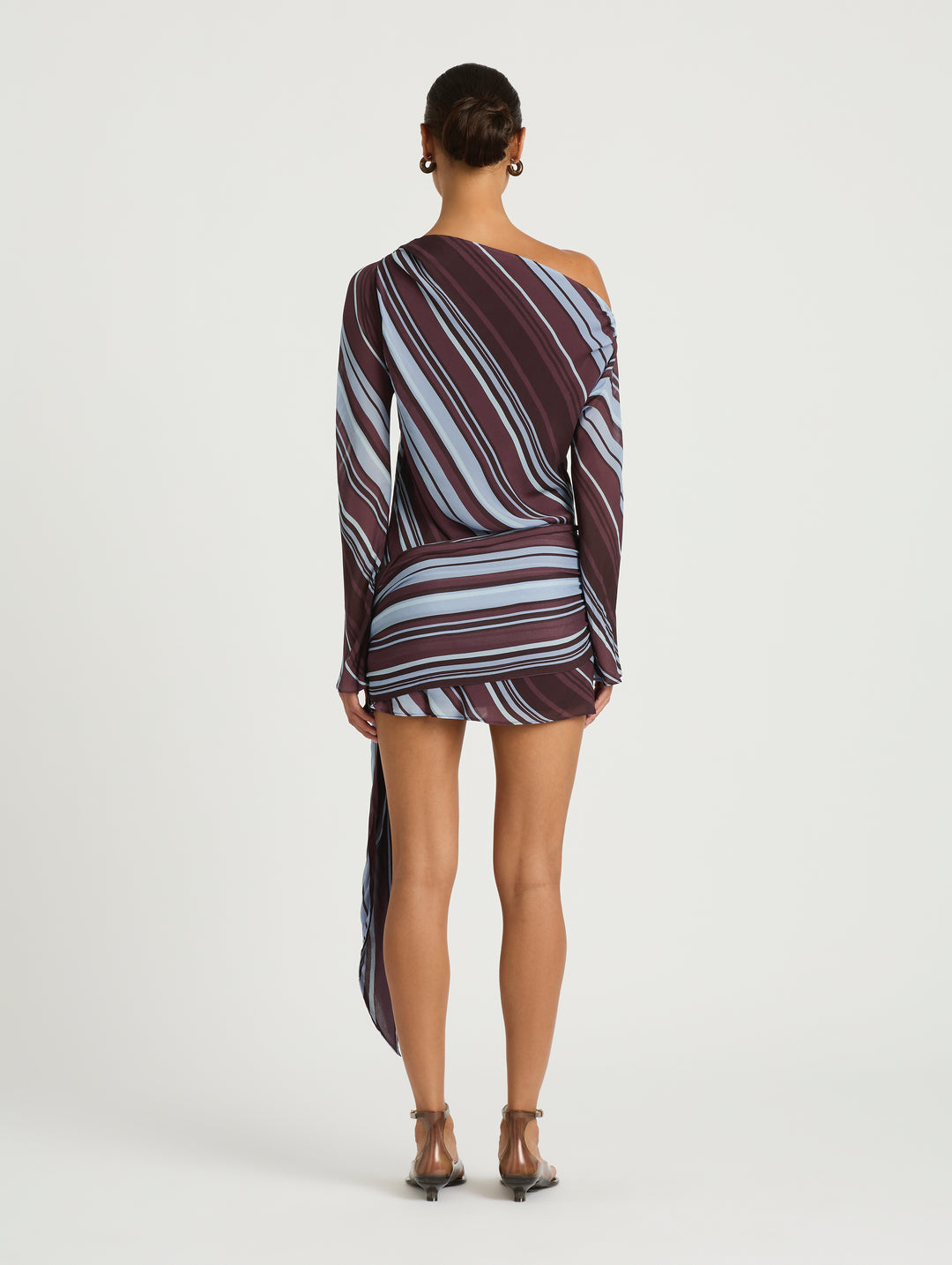 Hire BENNI Elise Mini Dress in Midnight Stripe