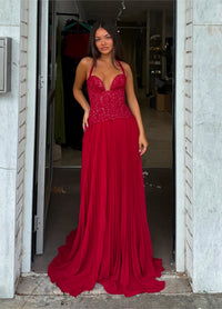 Hire FENITY Gaia Dress in Dark Red (small fitting)