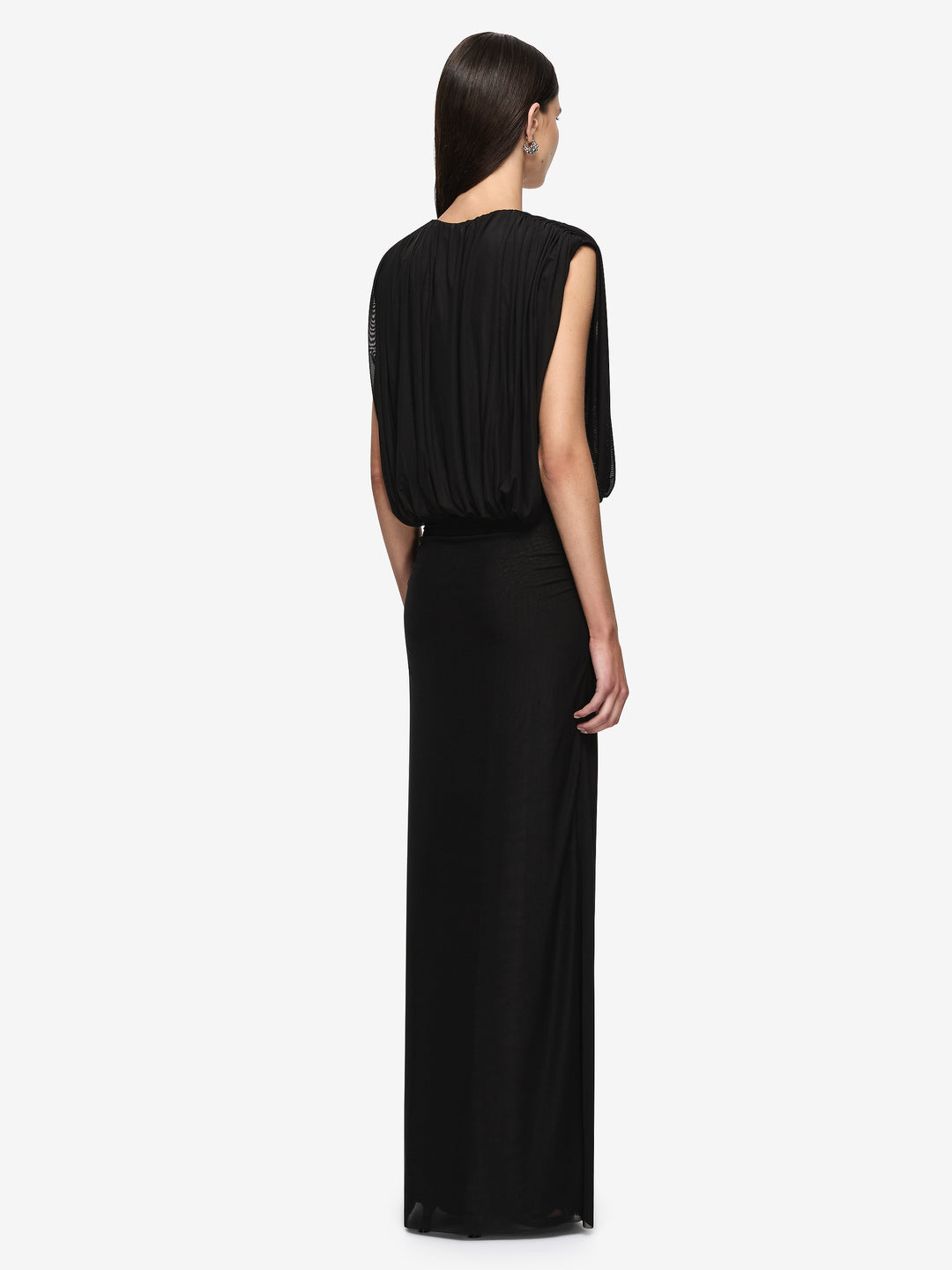 Hire BEC+BRIDGE Isora Drape Maxi Dress in Black