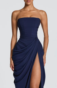 Hire BABYBOO Cyra Maxi Dress in Navy