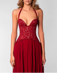 Hire FENITY Gaia Dress in Dark Red (small fitting)