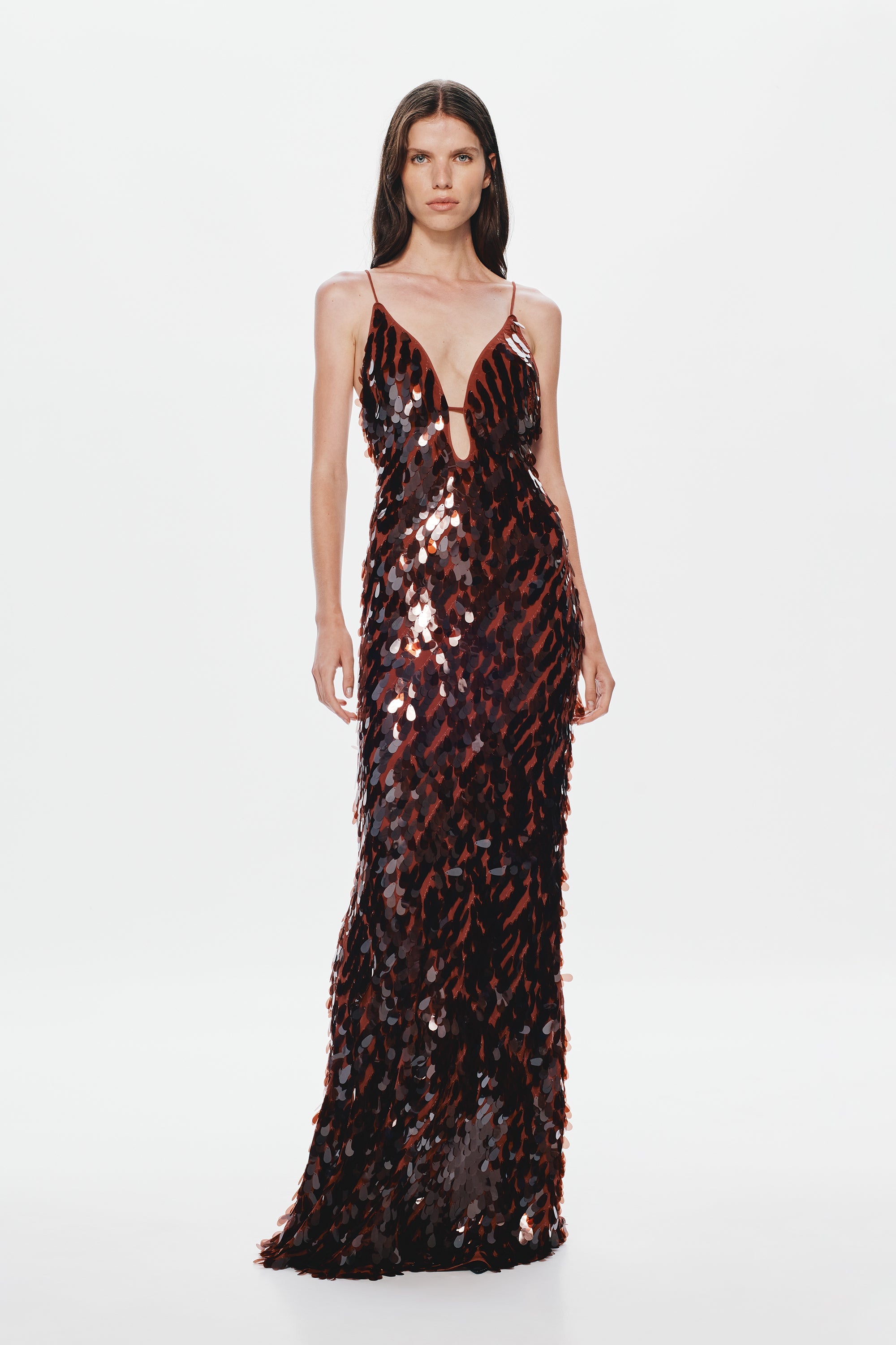 misha brown sequin dress Sequin MISHA