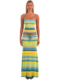 Hire I AM DELILAH. Sofia SET Maxi Skirt and Tank Top in Tropic Green Stripes