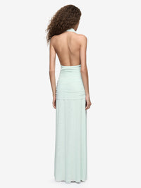 Hire BEC+BRIDGE Wren Drape Maxi Dress in Spearmint Cassis