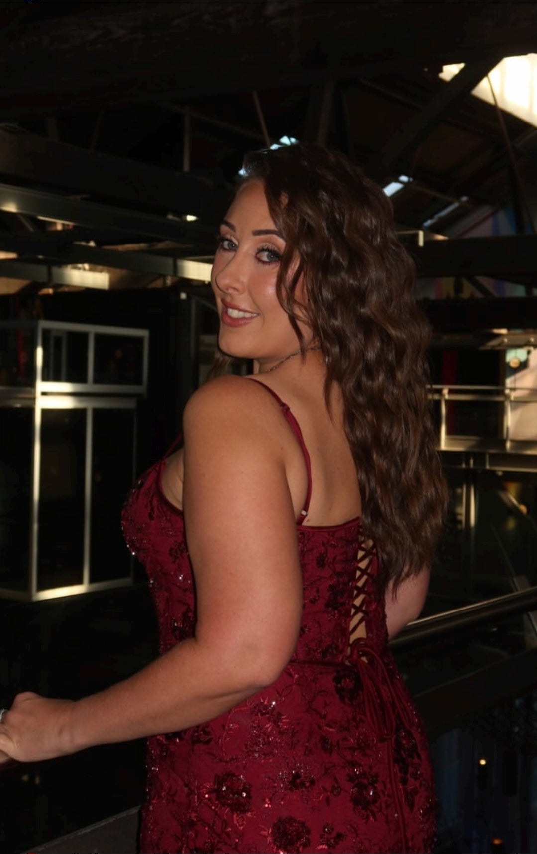 Hire HOUSE OF CB Naima
wine hand beaded embellished corset maxi dress - limited edition