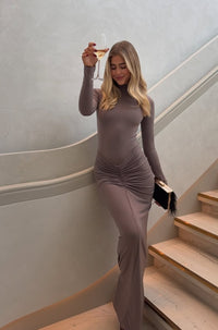 Hire EFFIE KATS Set Kayson Maxi Skirt and Tia Bodysuit in Nutmeg
