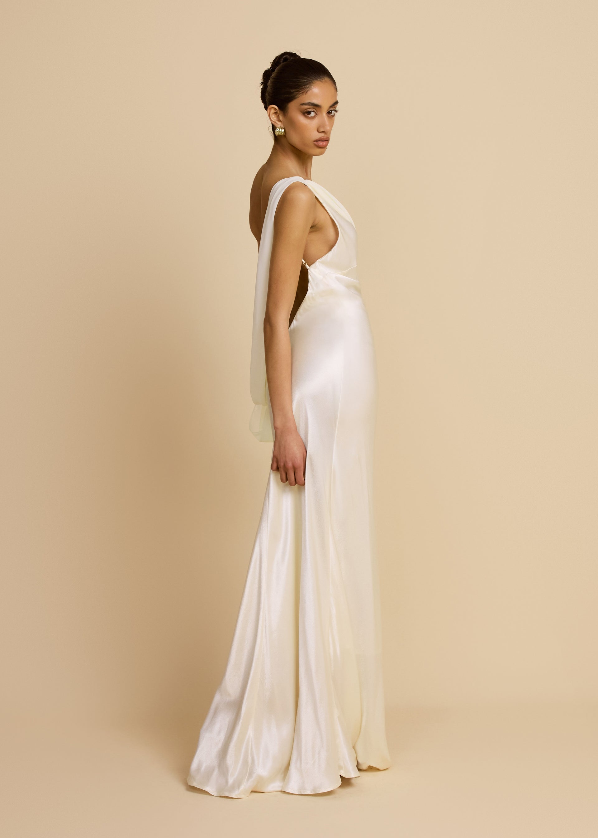 Hire ARCINA ORI Helena Dress in Ivory White